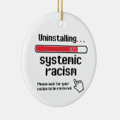 Systemisch racisme verwijderen keramisch ornament (Rechts)