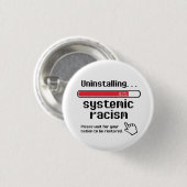 Systemisch racisme verwijderen ronde button 3,2 cm (Voorkant /achterkant)