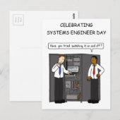 Systems Engineer Day Juli Briefkaart (Voorkant / Achterkant)
