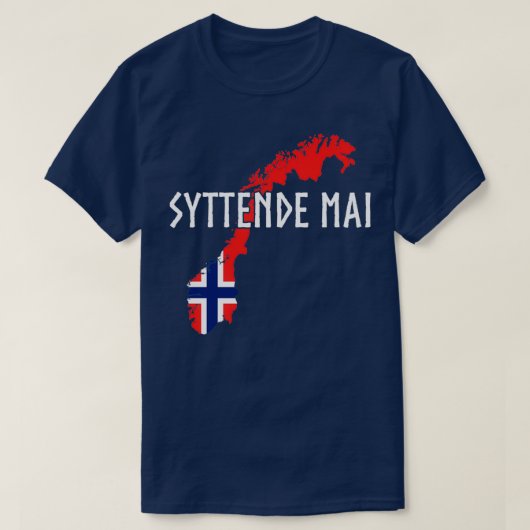 Syttende Mai nowegian Noorwegen T-shirt (Design voorkant)