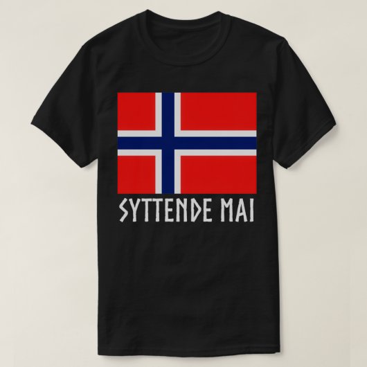 Syttende Mai nowegian Norway 2 T-shirt (Design voorkant)