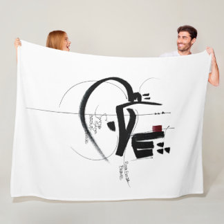 SYUJA moedige motivatie kalligrafie Fleece Deken
