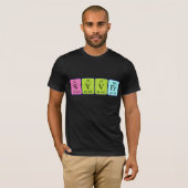 Syver periodiek table name shirt (Voorkant volledig)
