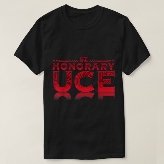 SZ HONORARY UCE Originale ORANJE ONTWERP MET WIJ D T-shirt (Design voorkant)