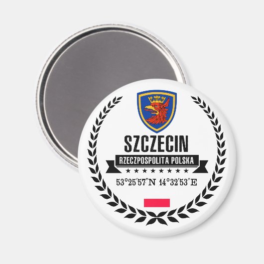 Szczecin Magneet (Voorkant / Achterkant)