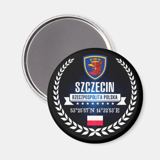 Szczecin Magneet (Voorkant / Achterkant)