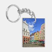 Szczecin, Polen pittoreske foto Sleutelhanger (Voorkant Links)