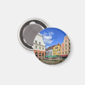 Szczecin, Poolse cityscape Magneet (Voorkant / Achterkant)