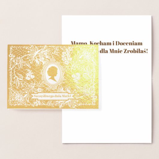 Szczęśliwego Dnia Matki - Karta Kaart (Display)