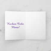 Szczęśliwego Dnia Matki-Polish Moederdag Kaart (Binnen)