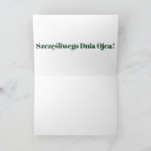 Szczęśliwego Dnia Ojca Karta Kaart (Binnen)