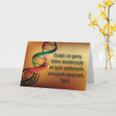 Szczęśliwego Dnia Ojca Karta Kaart (Gele Bloem)