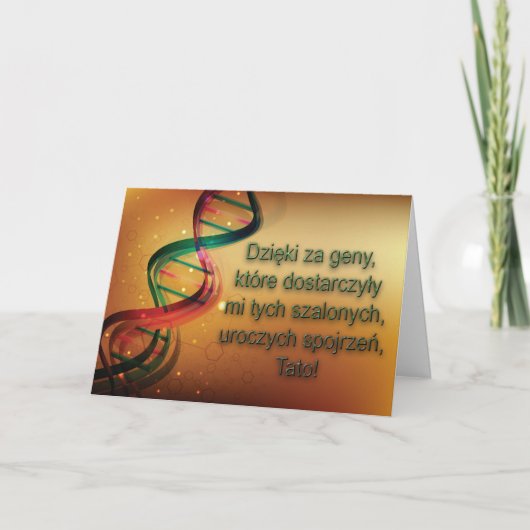 Szczęśliwego Dnia Ojca Karta Kaart (Voorkant)