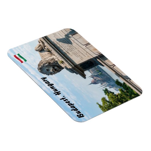 Szechenyi Chain Bridge en parlement van Boedapest Magneet (Rechterzijde)