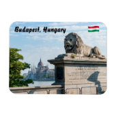 Szechenyi Chain Bridge en parlement van Boedapest Magneet (Horizontaal)