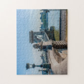 Szechenyi chain Bridge in Boedapest, Hongarije Legpuzzel (Verticaal)