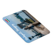 Szechenyi chain Bridge in Boedapest, Hongarije Magneet (Rechterzijde)