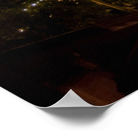 Széchenyi chain Bridge in Boedapest, Hongarije Poster (Hoek)