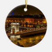 Szechenyi chain bridge keramisch ornament (Voorkant)
