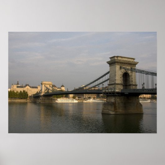 Szechenyi lanchid Szechenyi Chain Bridge), 2 Poster (Voorkant)