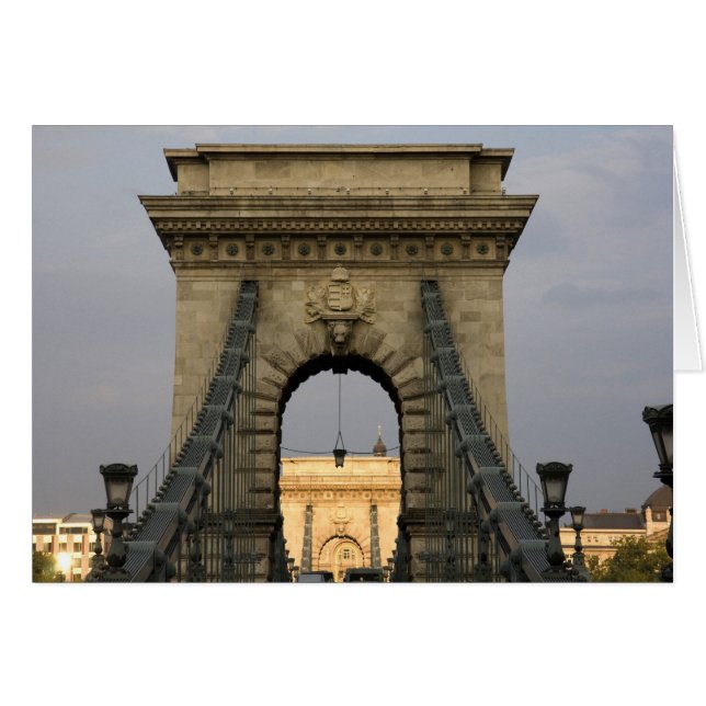 Szechenyi lanchid Szechenyi Kettingbrug), (Voorkant Horizontaal)