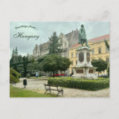 Széchenyi Square in Sopron Hungary Briefkaart (Voorkant)