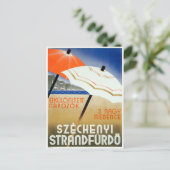 Széchenyi Strandfürdő Hongarije  Briefkaart (Staand voorkant)