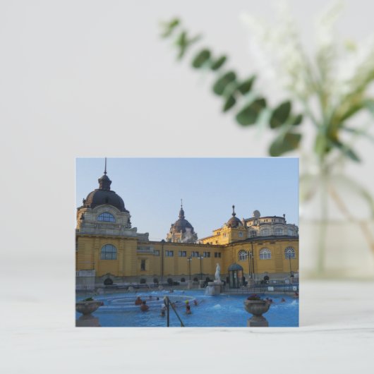 Szechenyi Thermal Baths, Budapest Briefkaart (Staand voorkant)