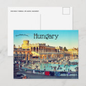 Szechenyi Thermal Spa Baths Budapest Hongarije Briefkaart (Voorkant / Achterkant)