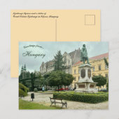 Széchenyiplein in Sopron Hongarije Briefkaart (Voorkant / Achterkant)
