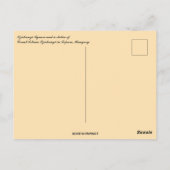 Széchenyiplein in Sopron Hongarije Briefkaart (Achterkant)