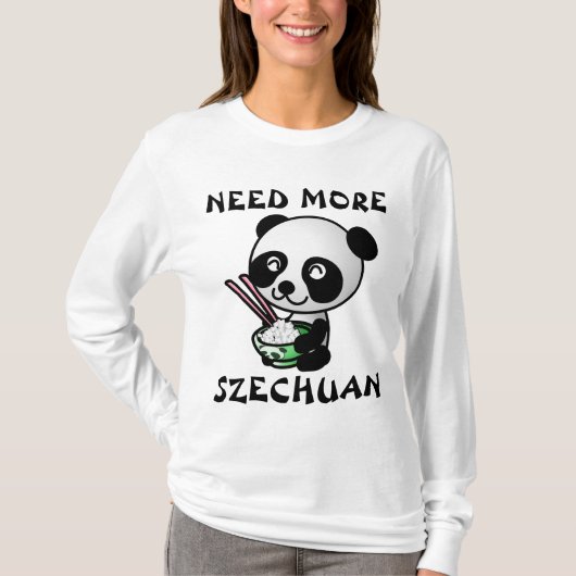 SZECHUAN CHINESE LEVENSMIDDELEN T-Shirts (Voorkant)