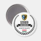 Szeged Magneet (Voorkant / Achterkant)