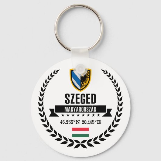 Szeged Sleutelhanger (Voorkant)