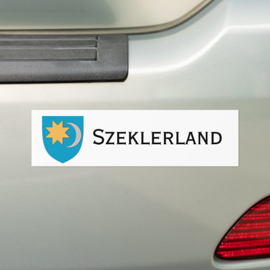 Szeklerland/Székelyföld Bumpersticker (Op auto)