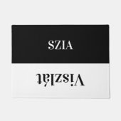 Szia - groeten in het Hongaars Deurmat (Voorkant)