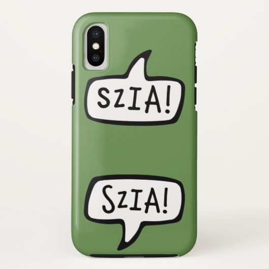 SZIA! Toespraak Hongaarse taalversie Case-Mate iPhone Case (Achterkant)