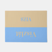 Szia - Viszlat - groeten in het Hongaars Deurmat (Voorkant)