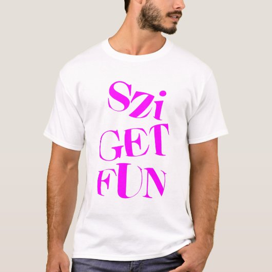 Sziget Festival August Boedapest Hongarije T-shirt (Voorkant)