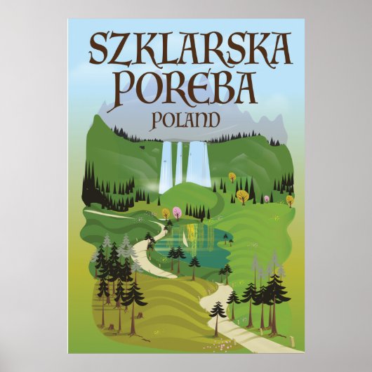 Szklarska Poreba ‎ Poolse reisposter Poster (Voorkant)