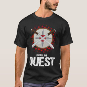 Szwaardvechtpartij Citaat voor de Levende Rol die T-shirt