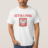 Szymanski Surname T-shirt (Voorkant)