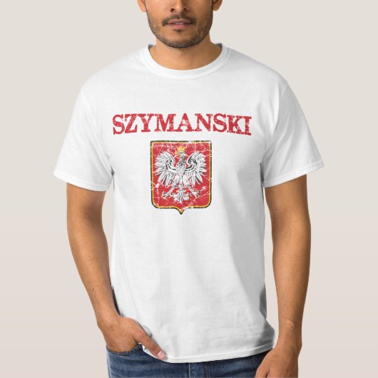 Szymanski Surname T-shirt (Voorkant)