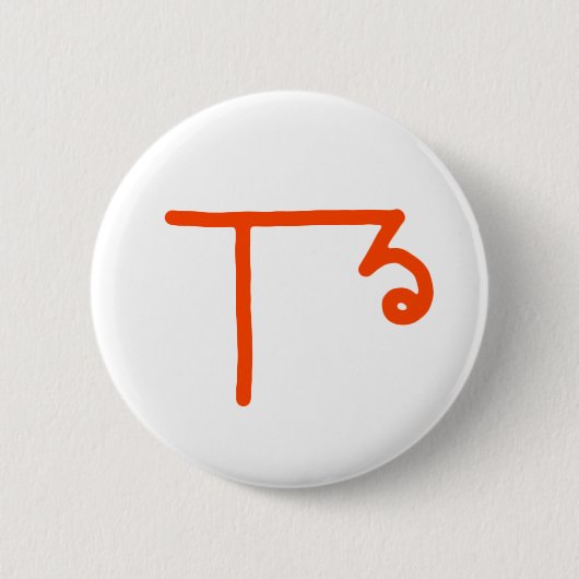 Tる RONDE BUTTON 5,7 CM (Voorkant)
