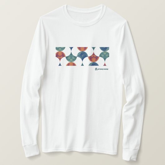 Tシャツ ウサギの扇模様 Tshirt - Rabbit Fan Pattern -  (Design voorkant)