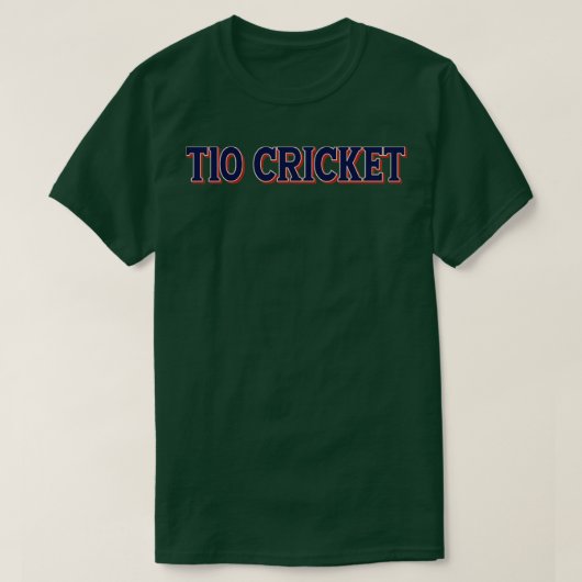 T10 cricket2 t-shirt (Design voorkant)