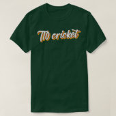 T10 cricket t-shirt (Design voorkant)
