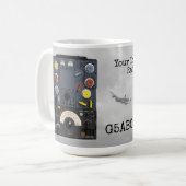 T1154 R1155 Lancaster Bomber WWII radioroepnaam Koffiemok (Voorkant links)