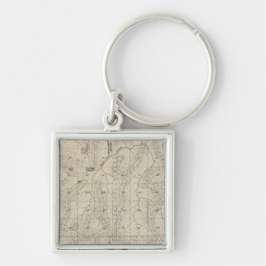 T1415S R3031E Tulare County Section Map Sleutelhanger (Voorkant)