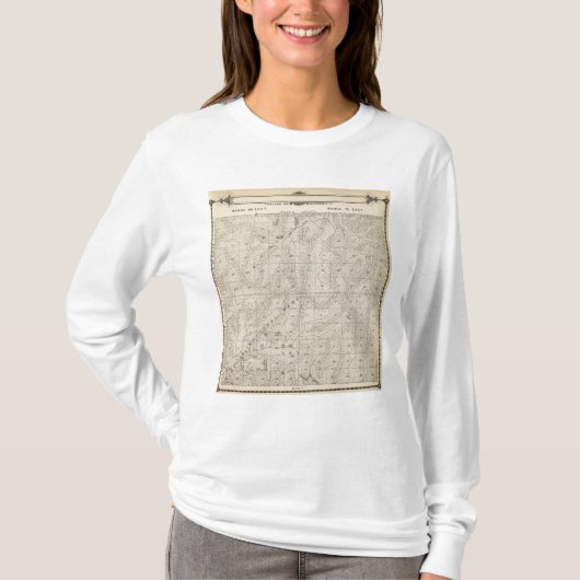 T1415S R3031E Tulare County Section Map T-shirt (Voorkant)